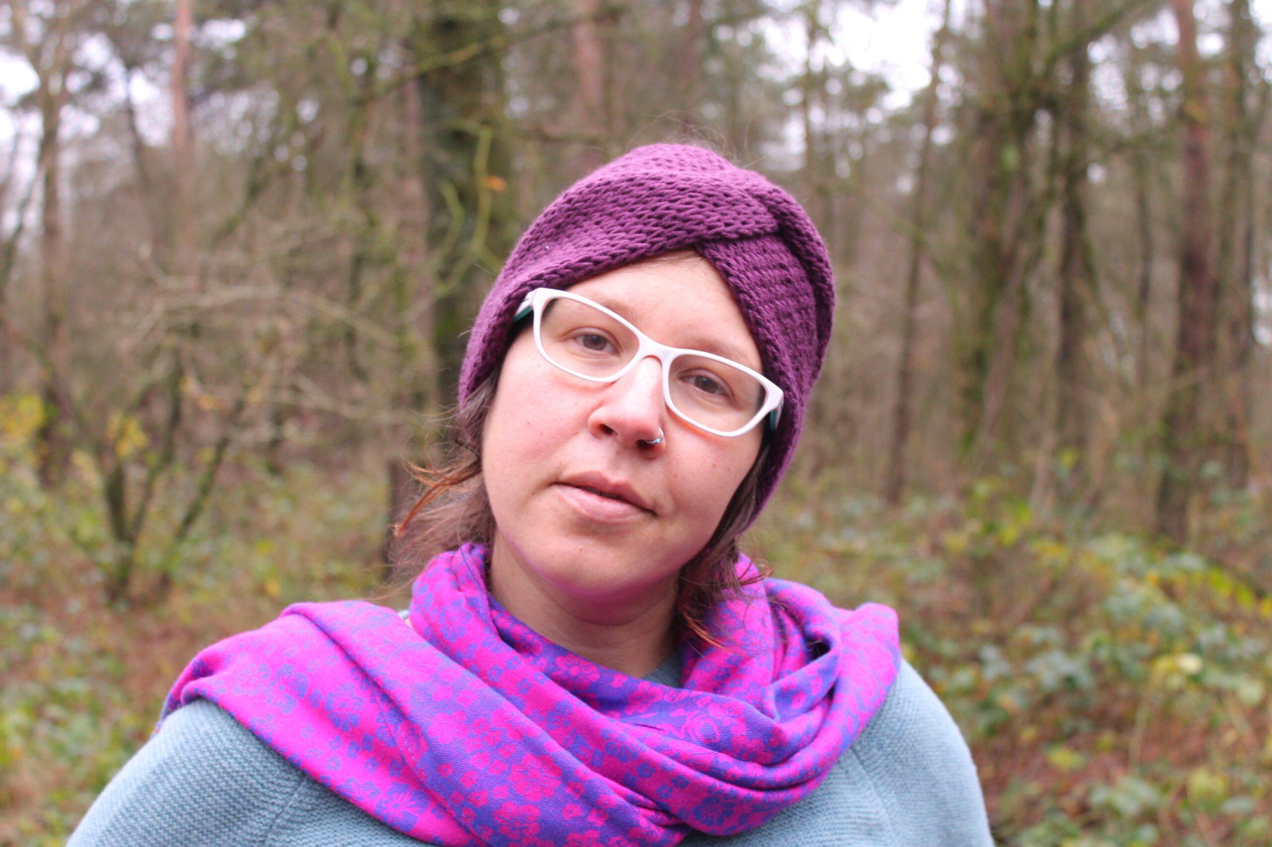 Deep Purple Twisted Headband - Image 3