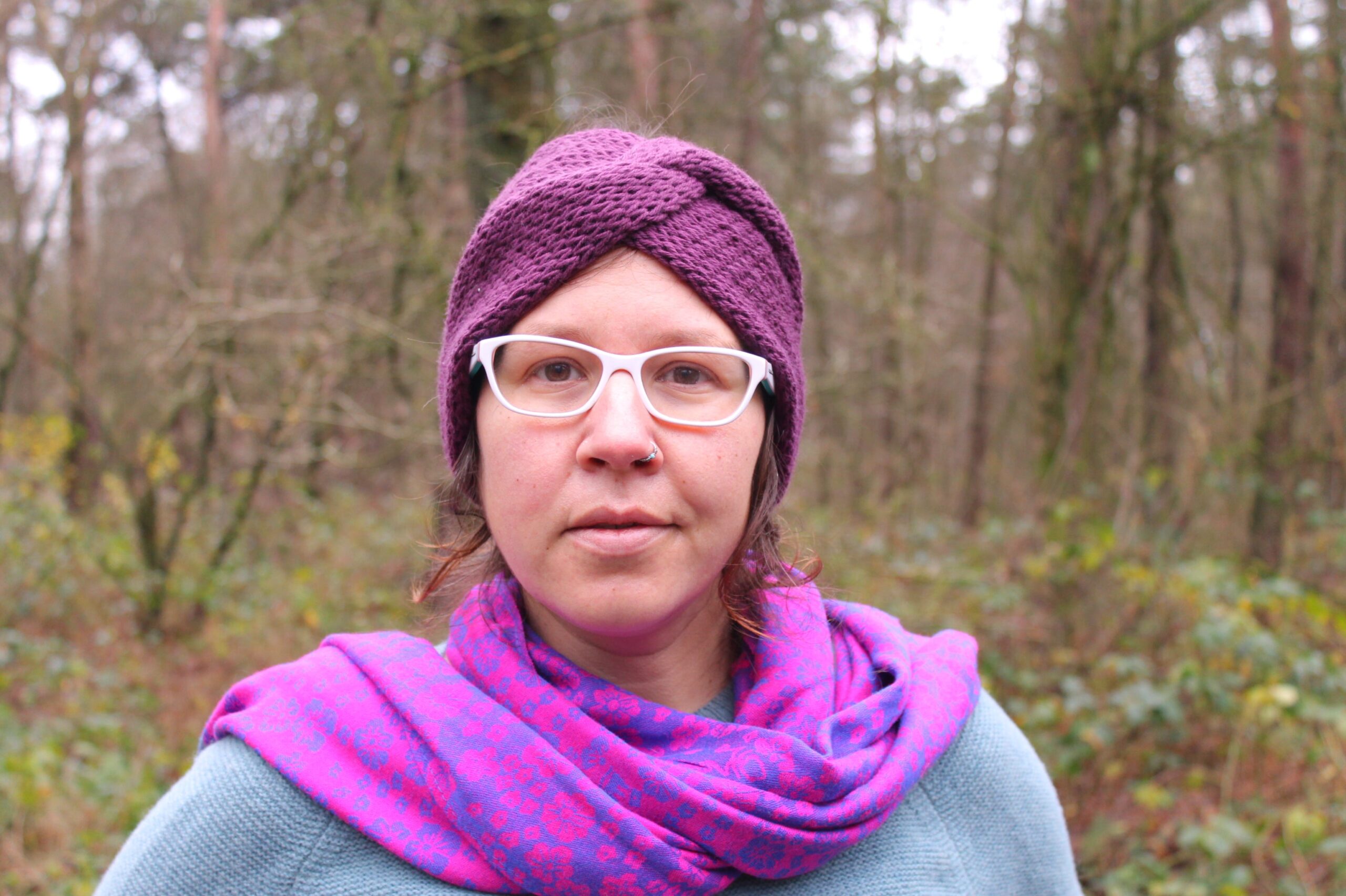 Deep Purple Twisted Headband - Image 5