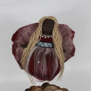 MariaElena | Handmade needle felted angel in soft neutral colors, Guardian of Acceptance memorial comfort angel